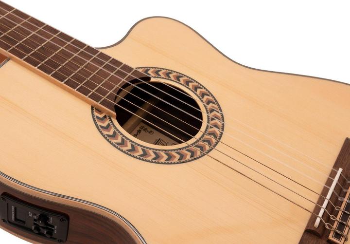 Dimavery TB-100 classical guitar, natural (Classical guitar)