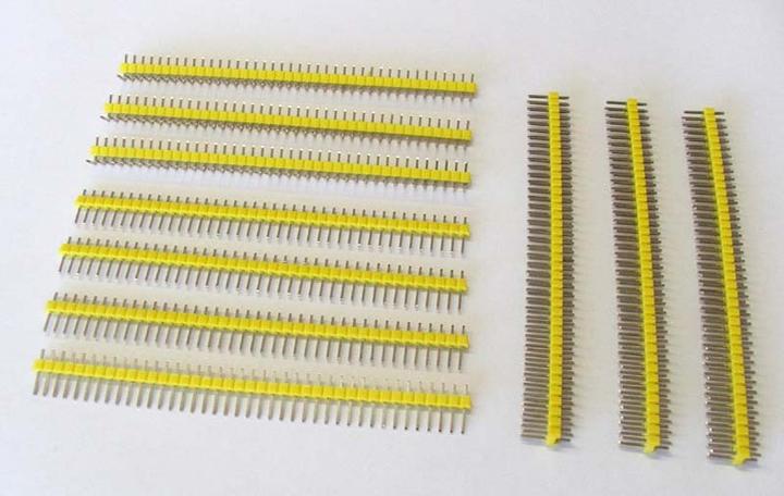Produktbild OEM Stiftleisten-Set 10 Stk. 40Pin-Stiftleisten in 3 Variation