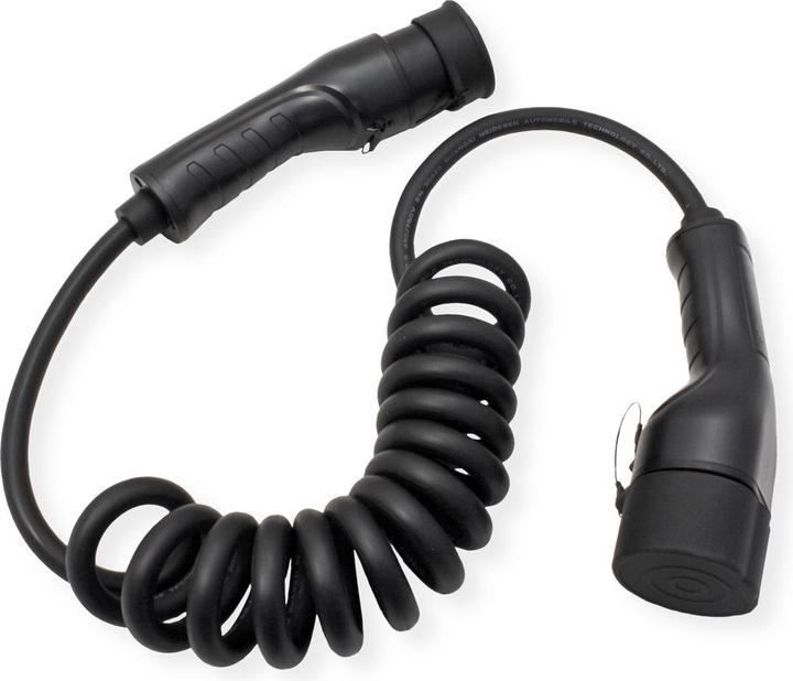 Produktbild Roline E-Auto Ladekabel (Typ 2, 7.40 kW, 32 A, 3 m)