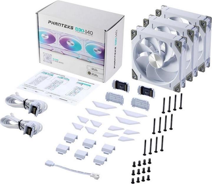Actual product image Phanteks D30 PWM Reverse Airflow (140 mm, 3 x)