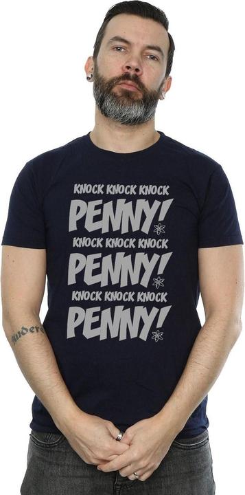 Actual product image Dam Mens Sheldon Knock Knock Penny T-Shirt (XL)