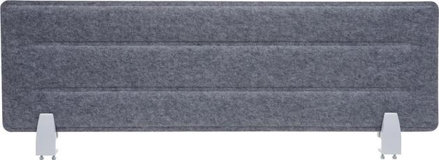 Image du produit Mendler Séparateur de bureau, tableau d'intimité, tissu/textile avec embossage - 100x30cm (30 x 100 x 1 cm)