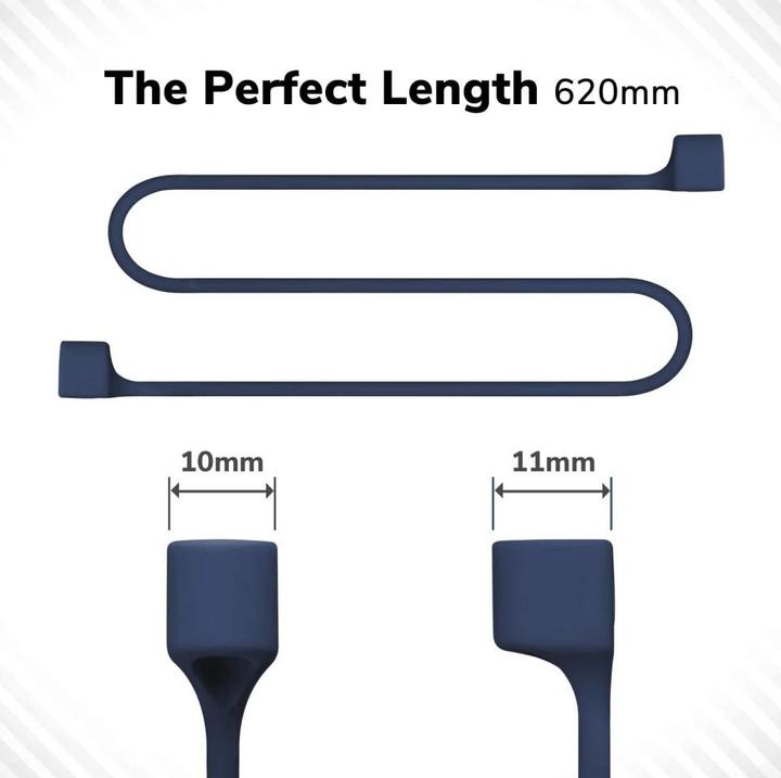 Actual product image Screenguard Magnetic Anti-Lost Silicone Strap (AirPods)
