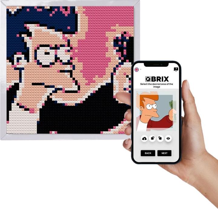 Produktbild QBrix Klemmbausteine Mosaik - Individuelles Pixelbild - Poster