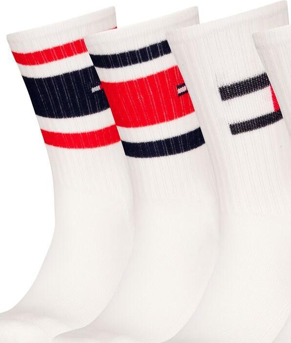 Actual product image Tommy Hilfiger Th Kids Sock 4p Flag & Sport Stripe (pack of 4, 35 - 38)