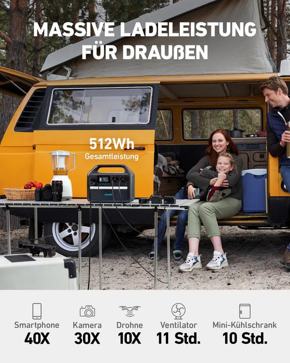 Image du produit Anker Station d'alimentation (512 Wh, 7.60 kg)