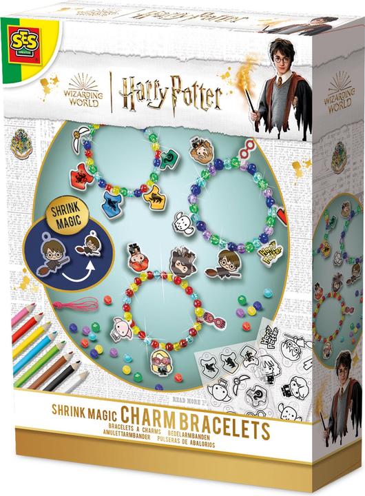 Produktbild Ses Creative 09343 Harry Potter Schrumpffolie Magic armbänder Set für Kinder, farbige Perlenmischung