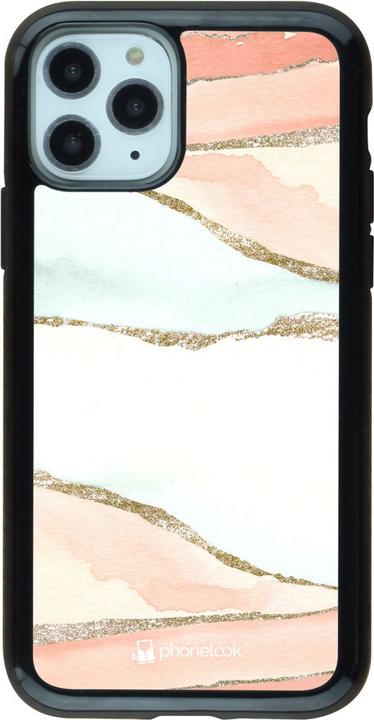 Actual product image PhoneLook Coque Hybrid Armor noir Shimmering Orange (Apple iPhone 11 Pro)