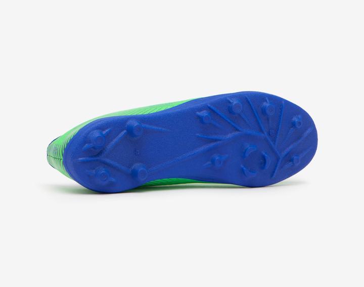 Kipsta Kinder Fussball Nockenschuhe AG/FG mit Schnürung - 160 marineblau/grün (38)