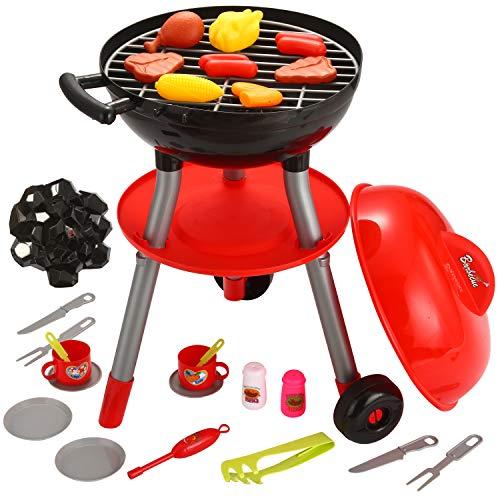 Image du produit Activity Board 24 PCS Barbecue Grill Enfants BBQ Cuisine Jouet avec accessoires de cuisson BBQ Jeu pour enfants