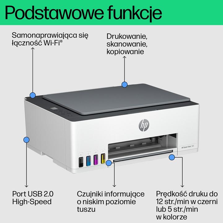 Produktbild HP Smart Tank 580 (Tintentank, Farbe)