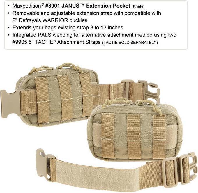 Produktbild Maxpedition JANUS Extension Pocket