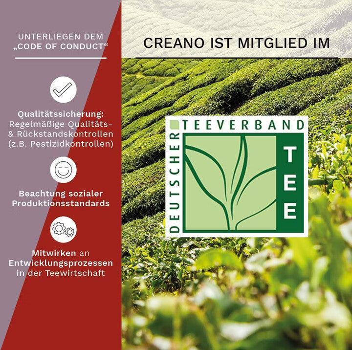 Produktbild Creano Tee in Geschenkbox 12 Kugeln Erblühtee Weisser Tee und Schwarzer Tee No.4 (240 g)