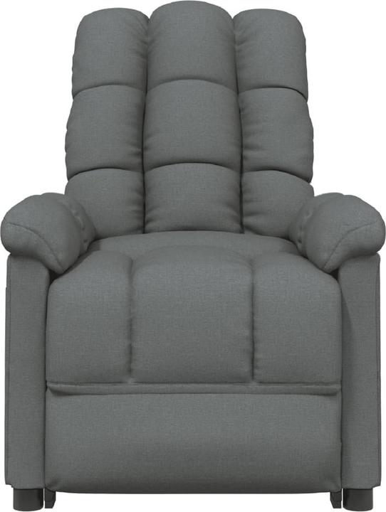 Image du produit VidaXL Fauteuil de massage Fauteuil de télévision Fauteuil de relaxation Tissu gris foncé