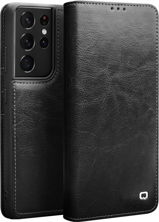 Image du produit QiAlino Fourre Flip cuir véritable (Samsung Galaxy S22 Ultra)