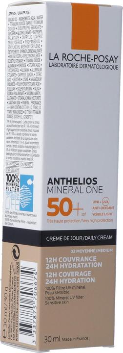Actual product image La Roche Posay Anthelios Mineral One #02 Medium (Suntan cream, SPF 50+, 30 ml, 50 g)