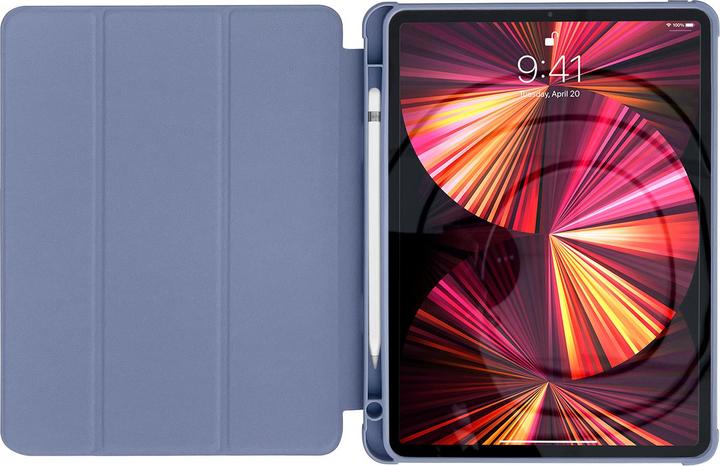 Actual product image Hurtel Stand Tablet Case Smart Cover with stand for iPad mini 2021 blue (IPad mini (2021))