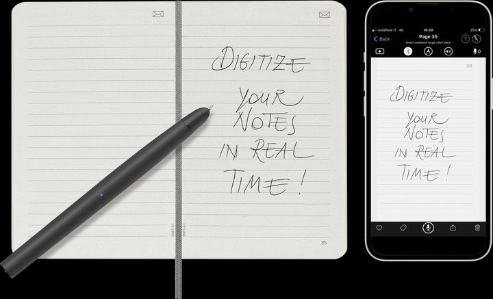 Produktbild Moleskine Smart NB liniert PK SC Swrz (14 x 9 cm, Liniert, Weicher Einband)