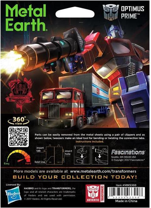 Produktbild Metal Earth Transformers Optimus Prime