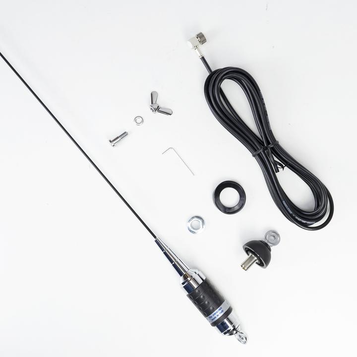 Productafbeelding Sirio Antenne CB antenne Sirio Super Carbonium 27, 140 cm code 2204206.01 inclusief kabel