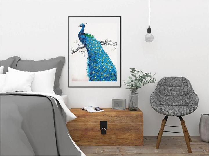 Actual product image Diamond Dotz Blue Peacock
