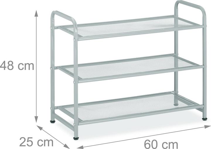 Actual product image Relaxdays Shoe rack (60 x 25 x 48 cm)