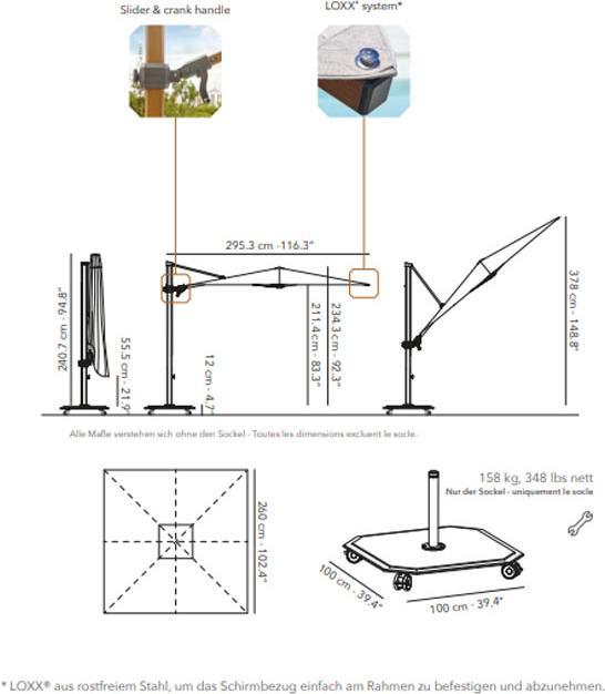 Image du produit Hunn Almeria (2.60 m)