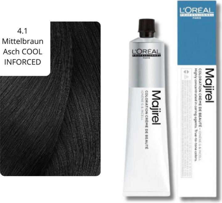 Image du produit L'Oréal Professionnel Majirel (4.1 Brun moyen Cendré COOL INFORCED)