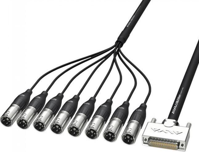 Actual product image Alva D-Sub25 - 8x XLR (3 m)