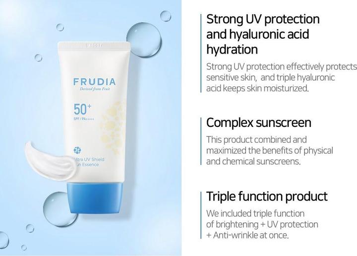 Image du produit Frudia Sun Ultra UV Shield (Crème solaire, SPF 50, 50 ml, 50 g)