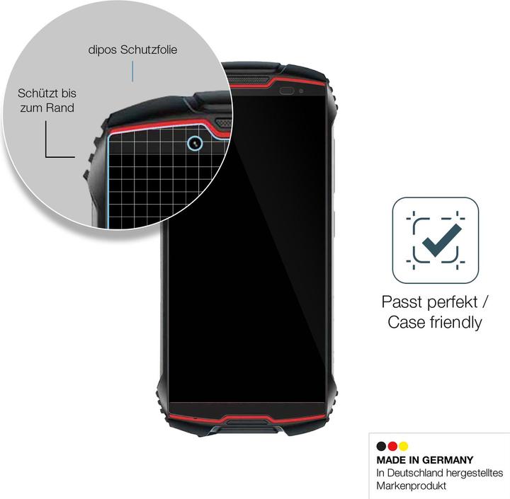 Image du produit Dipos Film de Protection d’écran Anti-Shock (2 pièce(s), Cubot King Kong Mini 2 Pro)