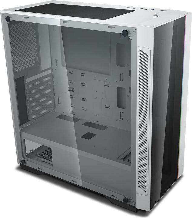 Actual product image Deepcool Matrexx 55 V3 ADD-RGB bk ATX - white - tempered glass 2x 3.5 inch internal (mATX, Mini-ITX, ATX, E-ATX)