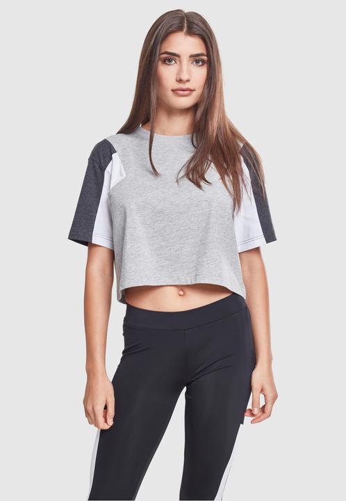 Actual product image Urban Classics Ladies 3-Tone Short Oversize Tee (XXL)