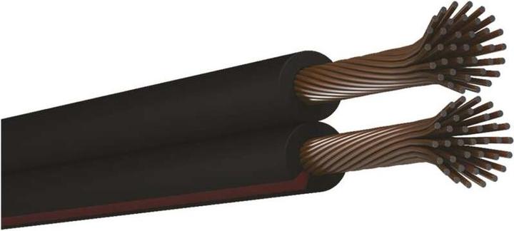 Productafbeelding Emos Twisted pair kabel ECO 2x0,75mm, zwart-rood, 100m (100 m, 0.75 mm²)