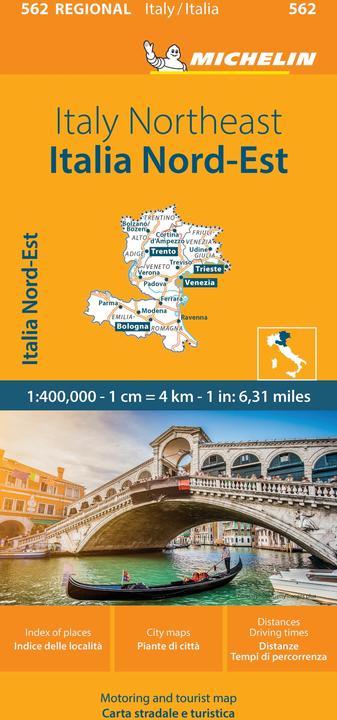 Immagine prodotto Michelin Italia Nord-Est - Carta regionale 562