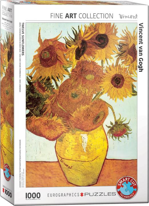 Produktbild Eurographics Zwölf Sonnenblumen Vase (1000 Teile)