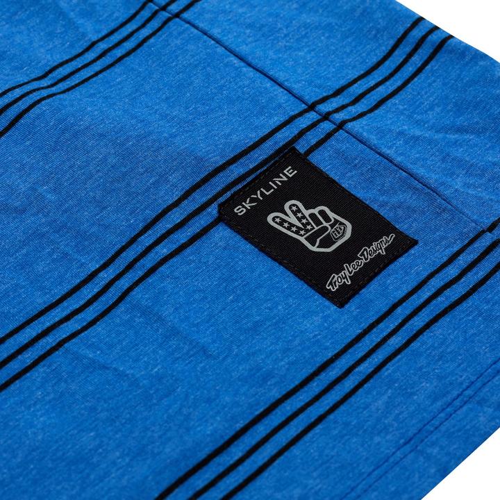 Actual product image Troy Lee Designs Skyline SS Ride Tee, Washed Out, cobalt, M (M)