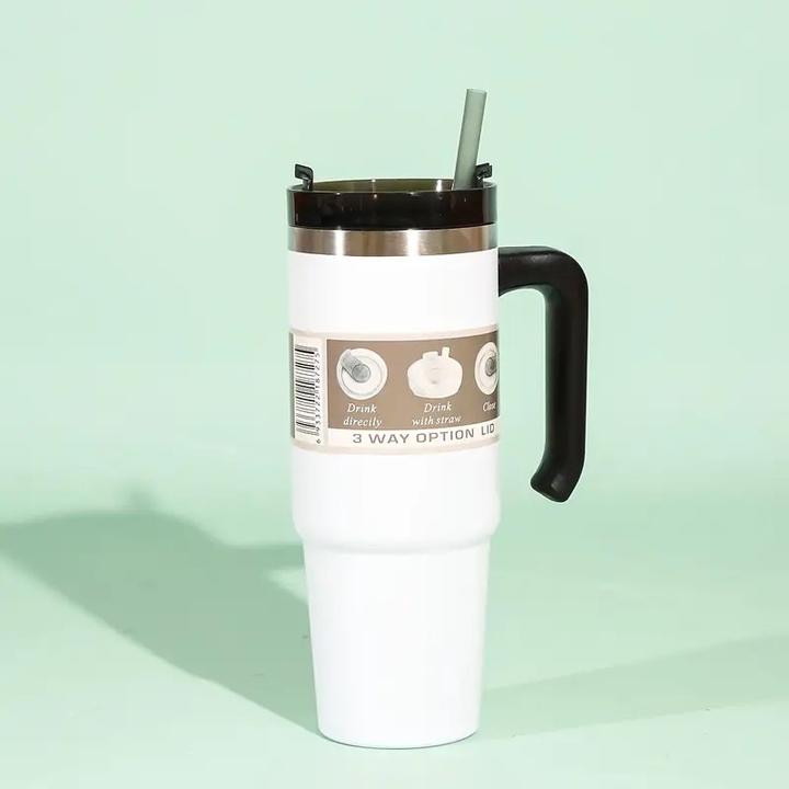 Produktbild ASMI Edelstahl Thermobecher, Kaffeebecher, Auto-Tumbler-Becher, 900ml (0.90 l)