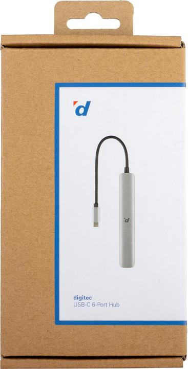 Immagine prodotto Digitec Hub USB-C a 6 porte (USB-C, 6 porte)