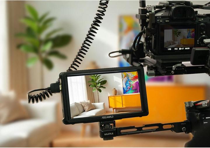 Actual product image Feelworld FW568 PRO 6" HDMI monitor with 1200nits brightness (6")