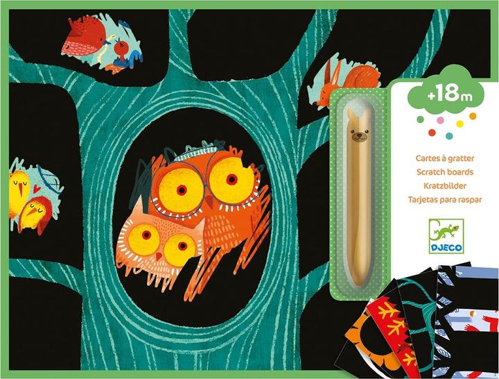 Djeco Scratch pictures animals discover