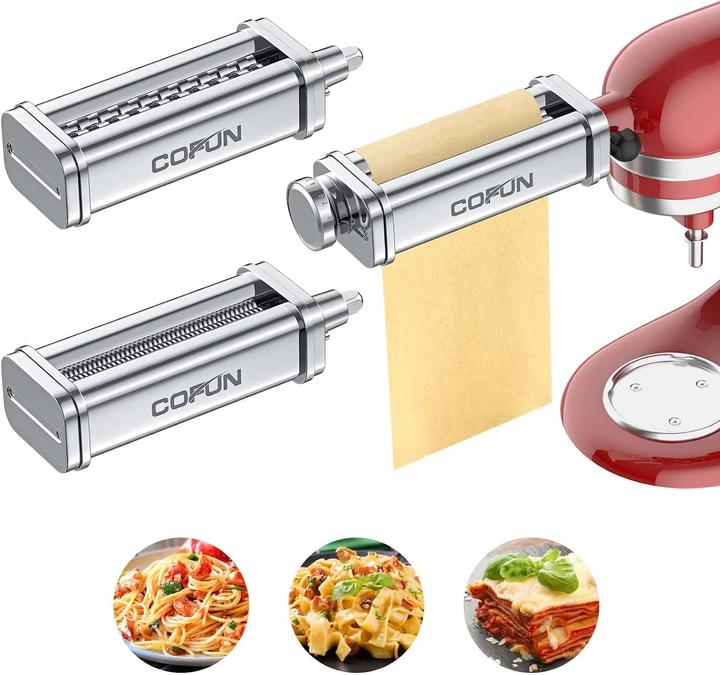 Image du produit Cofun Embout à pâtes en acier inoxydable pour robot de cuisine Kitchenaid