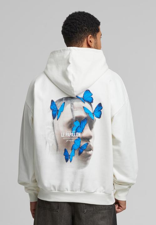 Immagine prodotto Mister Tee Felpa con cappuccio Le Papillon Heavy Oversize - 16423 (XS)