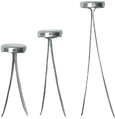 Produktbild Omega Rundkopfklammern (200 x)