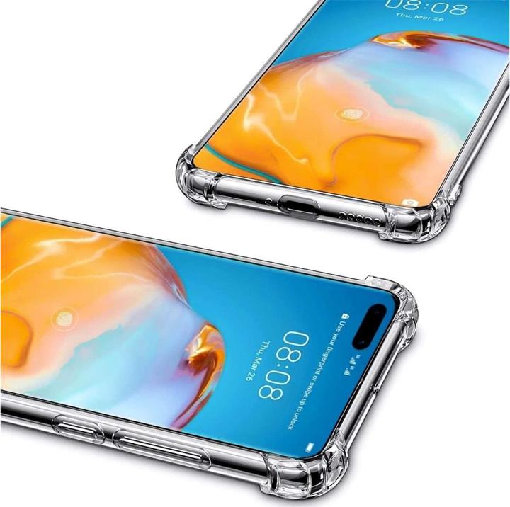Produktbild Screenguard Huawei P40 Pro Hülle Crystal Soft Airbag Bumper (Huawei P40 Pro+)