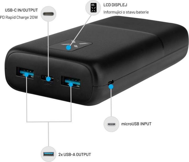 Actual product image Fixed Zen USB-C PD 20W Power Bank 20,000 mAh (20000 mAh, 22.50 W, 74 Wh)