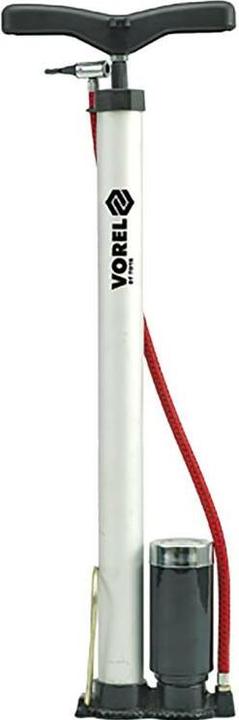 Produktbild Vorel Fahrrad Standpumpe inkl. 10 Bar Manometer Luftpumpe
