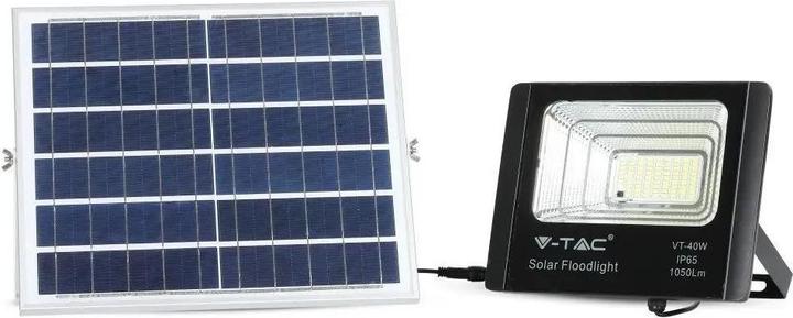 Immagine prodotto V-TAC VT-94008 - Faro LED con pannello solare 16 W 6000 K (16 W, 2.80 kg)