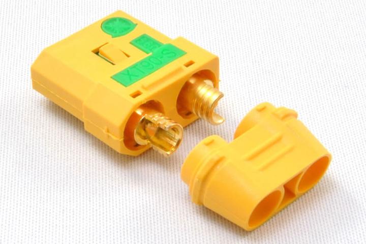 Actual product image Swaytronic LiPo plug system XT90 5 pairs lightning protection