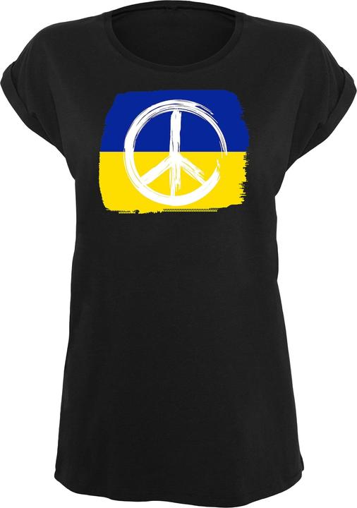 Merchcode Ladies Peace - Flag Peace Basic T-Shirt - 173307